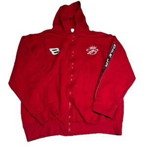 Dale Earnhardt Jr. #8 Zip Up Hoodie (Mens Large) - Winners Circle Budweiser